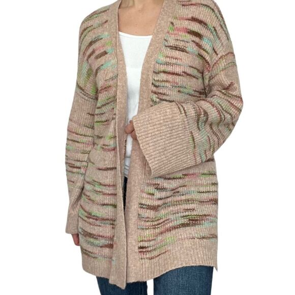 NWT Anthropologie Space Dyed Open Front Cardigan - Picture 7 of 9